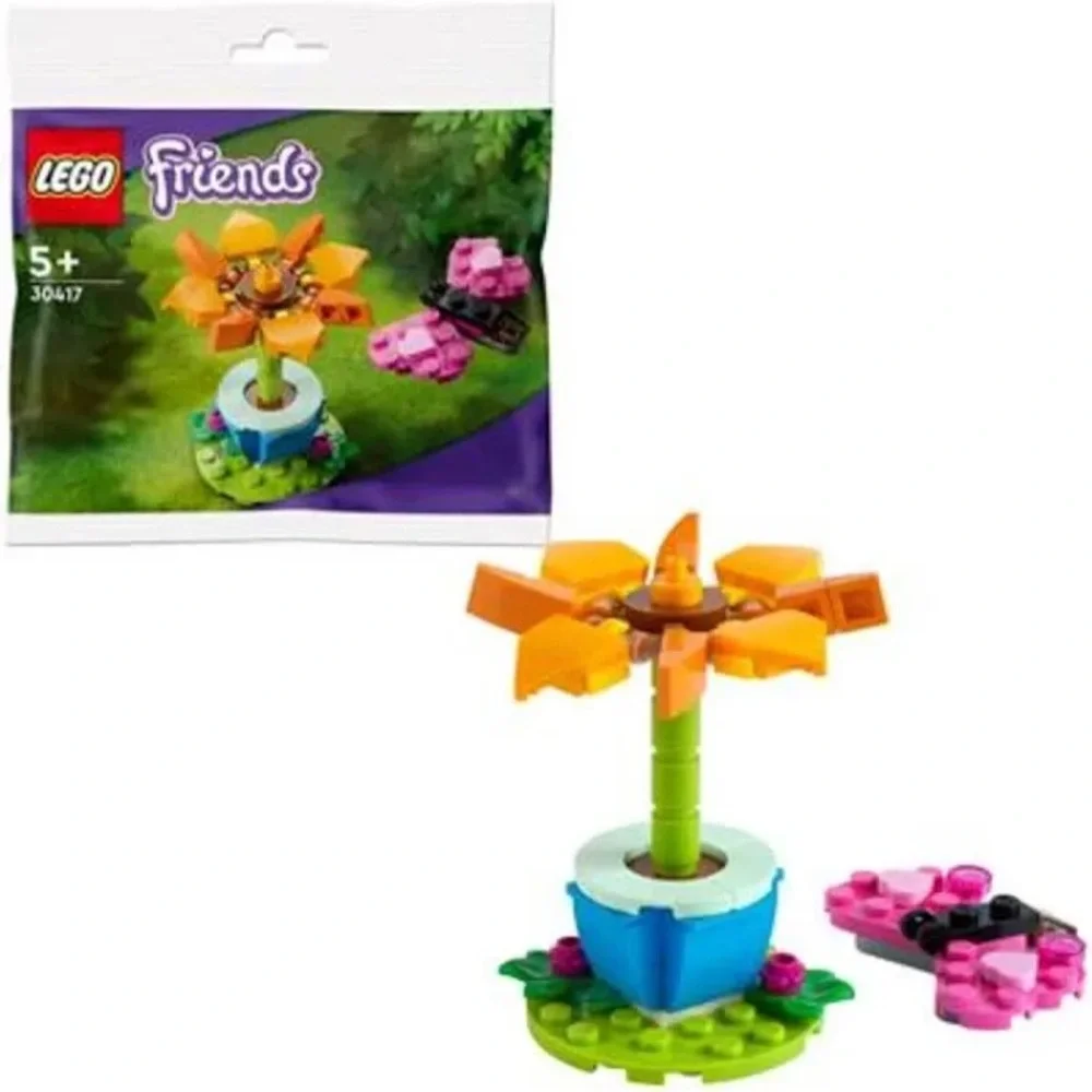 LEGO (RETIRED SET)Friends Garden Flower and Butterfly (30417), 57 Pieces, NIB